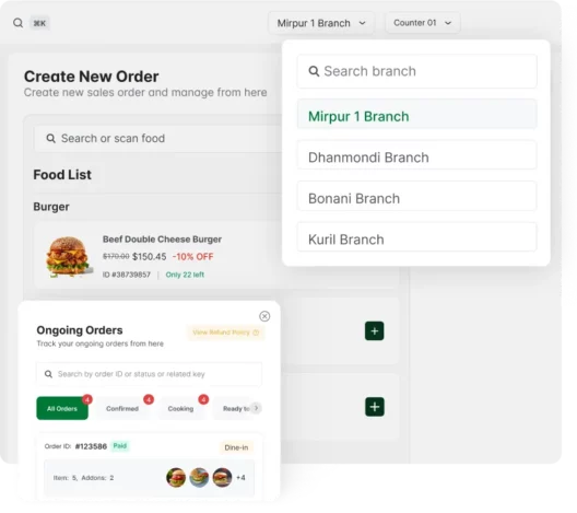 Restaurant management system